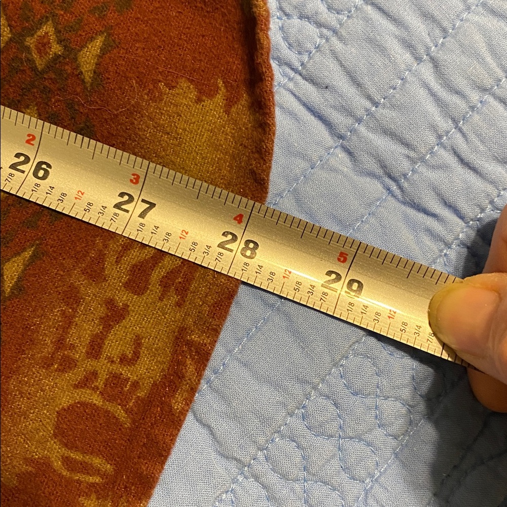 Cabela's Burgundy and Tan Patterned Shirt , thicker fabric - Picture 7 of 7